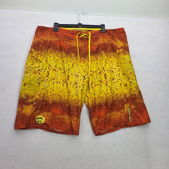 Pelagic Sharkskin Board Shorts Mens‎ 40 Mulit Color Drawstring Watersports - Picture 1 of 7